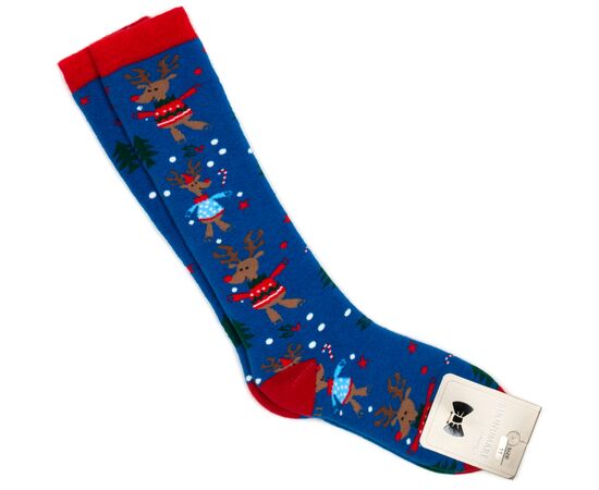 Шкарпетки BNM махрові новорічні (M1C0501-0035-7-blue)