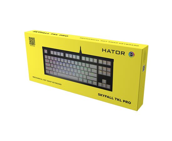 Клавиатура Hator Skyfall TKL PRO USB White (HTK-656), изображение 7 Клавиатура Hator Skyfall TKL PRO USB White (HTK-656), изображение 7