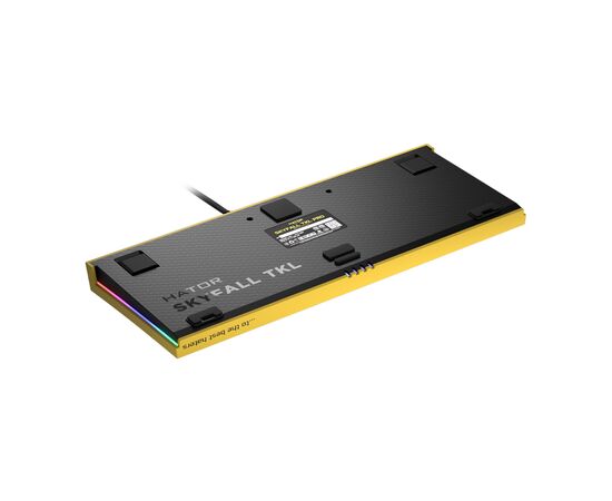 Клавиатура Hator Skyfall TKL PRO USB Yellow (HTK-657), изображение 5 Клавиатура Hator Skyfall TKL PRO USB Yellow (HTK-657), изображение 5