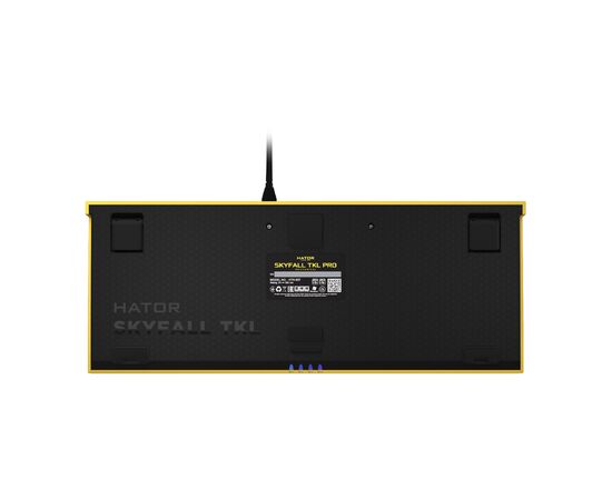 Клавиатура Hator Skyfall TKL PRO USB Yellow (HTK-657), изображение 6 Клавиатура Hator Skyfall TKL PRO USB Yellow (HTK-657), изображение 6