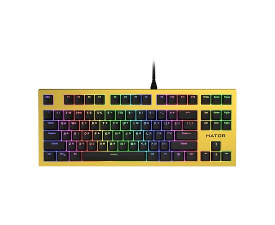 Клавіатура Hator Skyfall TKL PRO USB Yellow (HTK-657)