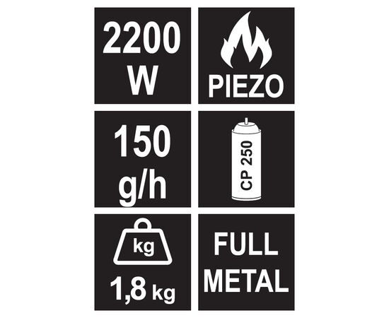 Портативная газовая плитка Cattara Cooker Traveler (13598), изображение 8 Портативная газовая плитка Cattara Cooker Traveler (13598), изображение 8