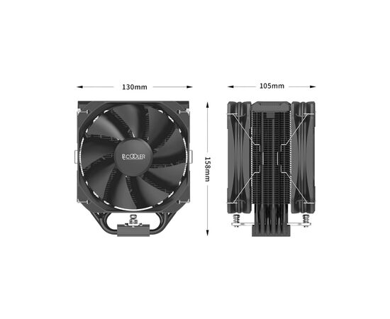 Кулер для процессора PcСooler PALADIN EK6000 B, изображение 6 Кулер для процессора PcСooler PALADIN EK6000 B, изображение 6