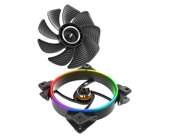 Кулер для корпуса PcСooler CORONA FRGB (Dual Ring), изображение 3 Кулер для корпуса PcСooler CORONA FRGB (Dual Ring), изображение 3
