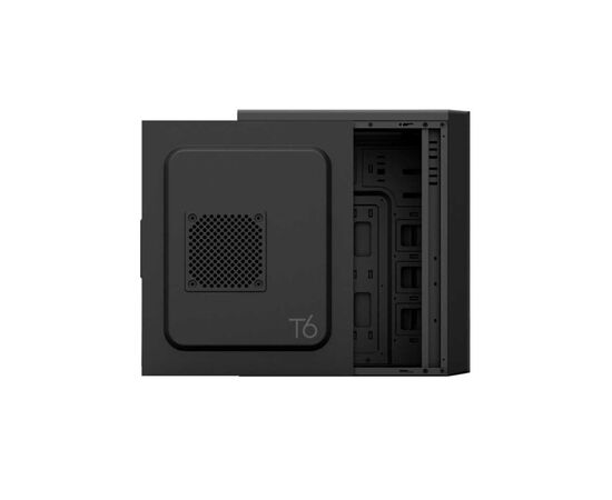 Корпус Zalman Корпус Zalman T6, без БЖ, 1xUSB3.0, 2xUSB2.0, 1x120mm Black fan, Perforated Side, ATX, Bl (T6), изображение 4 Корпус Zalman Корпус Zalman T6, без БЖ, 1xUSB3.0, 2xUSB2.0, 1x120mm Black fan, Perforated Side, ATX, Bl (T6), изображение 4