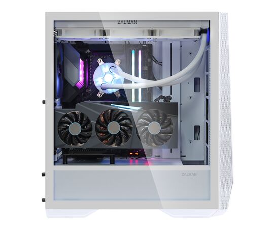 Корпус Zalman Корпус Zalman Z9 ICEBERG WHITE, без БЖ, 2xUSB3.0, 2xUSB2.0, 2x140mm Black fans, TG Side P (Z9ICEBERGWH), изображение 5 Корпус Zalman Корпус Zalman Z9 ICEBERG WHITE, без БЖ, 2xUSB3.0, 2xUSB2.0, 2x140mm Black fans, TG Side P (Z9ICEBERGWH), изображение 5