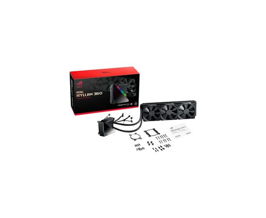 Система водяного охолодження ASUS ROG RYUJIN 360 LGA 115x,1366, 2011, 2011-3, 2066AMD AM4, TR4* OLED-дисплей вентилят (90RC0020-M0UAY0), зображення 9 Система водяного охолодження ASUS ROG RYUJIN 360 LGA 115x,1366, 2011, 2011-3, 2066AMD AM4, TR4* OLED-дисплей вентилят (90RC0020-M0UAY0), зображення 9