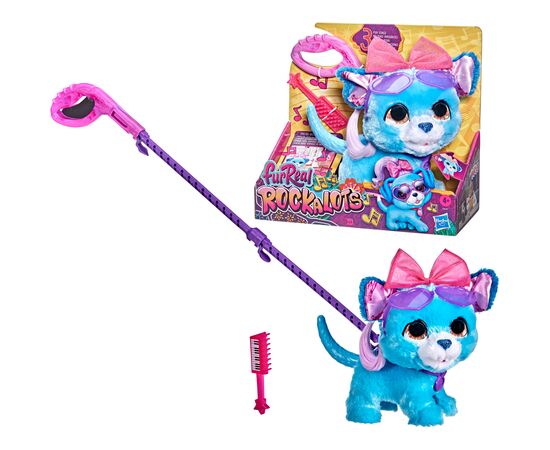 Интерактивная игрушка Hasbro FurReal Friends Фурриал Рокалот Музыкальный щенок (F3507), изображение 3 Интерактивная игрушка Hasbro FurReal Friends Фурриал Рокалот Музыкальный щенок (F3507), изображение 3