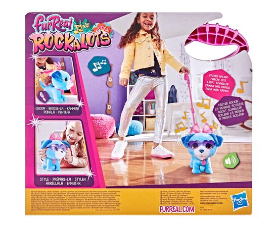 Интерактивная игрушка Hasbro FurReal Friends Фурриал Рокалот Музыкальный щенок (F3507), изображение 4 Интерактивная игрушка Hasbro FurReal Friends Фурриал Рокалот Музыкальный щенок (F3507), изображение 4
