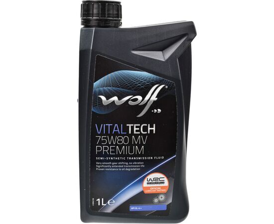 Трансмиссионное масло Wolf VITALTECH 75W80 MV PREMIUM 1л (1048400)