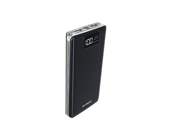 Батарея універсальна Voltronic SYROX PB-107 20000mAh, inp:Type-C/microUSB(5V/2A), out:USB(5V/2.1A&1A), Black (PB-107-B/300444)