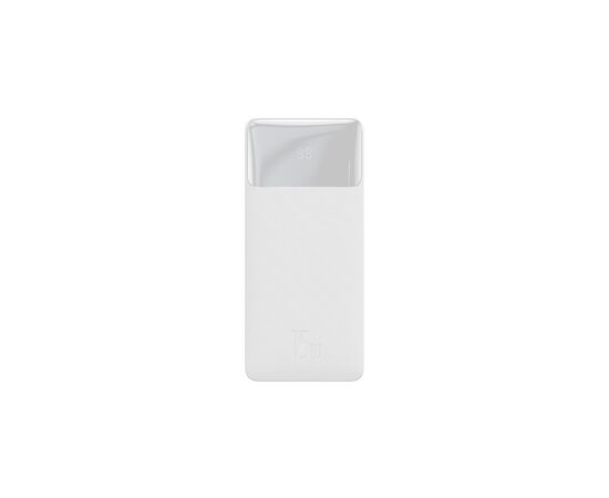 Батарея универсальная Baseus Bipow 30000mAh, 15W, inp:USB-C/Micro-USB/3A, out:USB-C/2*USB-A/3A(max.), white (PPDML-K02), изображение 2 Батарея универсальная Baseus Bipow 30000mAh, 15W, inp:USB-C/Micro-USB/3A, out:USB-C/2*USB-A/3A(max.), white (PPDML-K02), изображение 2