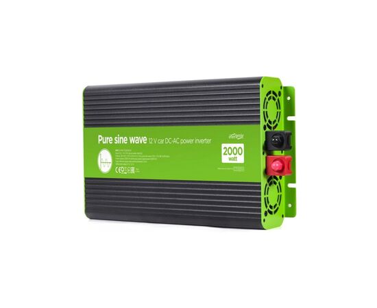 Автомобільний інвертор EnerGenie 12V/230V 2000W (4000W peak power) чиста синусоїда (EG-PWC-PS2000-01)