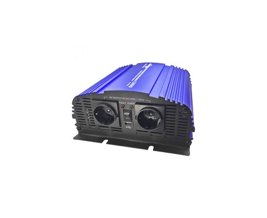 Автомобільний інвертор 12V/220V MS-1500 1800W, approximate sinusoid, USB, Shuko*2 Tommatech (29446)