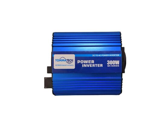 Автомобільний інвертор 12V/220V MS-300 300W, approximate sinusoid, USB, Shuko Tommatech (29690)