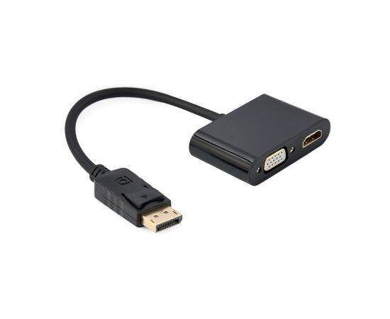 Переходник Cablexpert DisplayPort to HDMI/VGA (A-DPM-HDMIFVGAF-01)