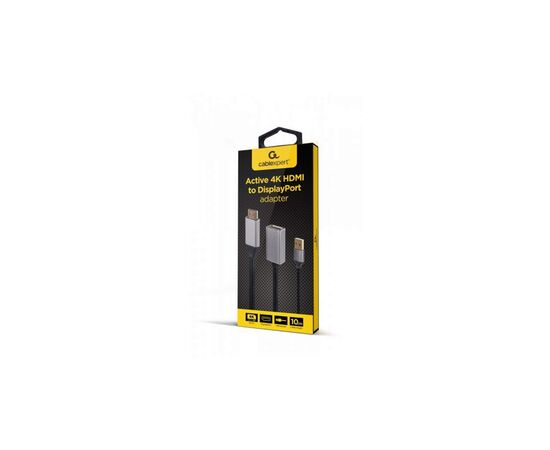 Переходник Cablexpert HDMI to DisplayPort 4K 60Hz (A-HDMIM-DPF-02), изображение 3 Переходник Cablexpert HDMI to DisplayPort 4K 60Hz (A-HDMIM-DPF-02), изображение 3