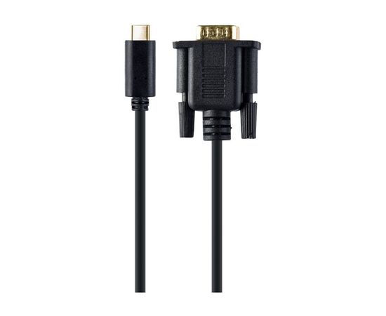Перехідник Cablexpert USB-C to VGA/Full HD60Hz 2m (A-CM-VGAM-01)