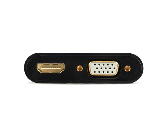 Переходник Cablexpert VGA to HDMI/VGA+audio 3.5mm (A-VGA-HDMI-02), изображение 4 Переходник Cablexpert VGA to HDMI/VGA+audio 3.5mm (A-VGA-HDMI-02), изображение 4