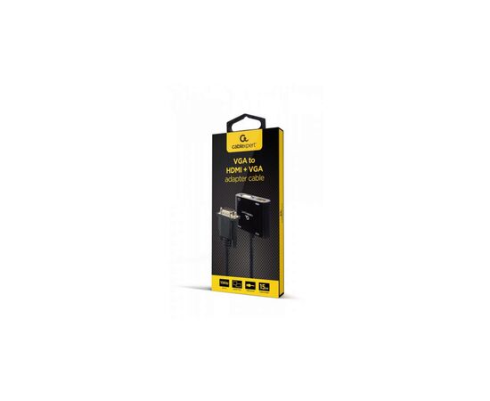 Переходник Cablexpert VGA to HDMI/VGA+audio 3.5mm (A-VGA-HDMI-02), изображение 5 Переходник Cablexpert VGA to HDMI/VGA+audio 3.5mm (A-VGA-HDMI-02), изображение 5