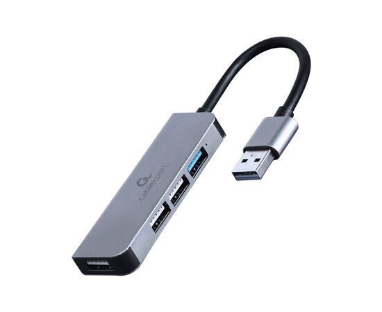 Концентратор Cablexpert USB-A to 1 х USB 3.1 Gen1 (5 Gbps), 3 х USB 2.0 (UHB-U3P1U2P3-01)