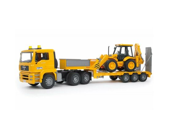 Спецтехника Bruder Тягач MAN с экскаватором JCB 1:16 (02776)