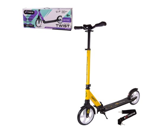 Самокат Extreme Twist PU 200 мм Yellow (SK205), изображение 2