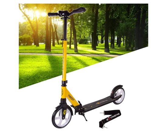 Самокат Extreme Twist PU 200 мм Yellow (SK205), изображение 3
