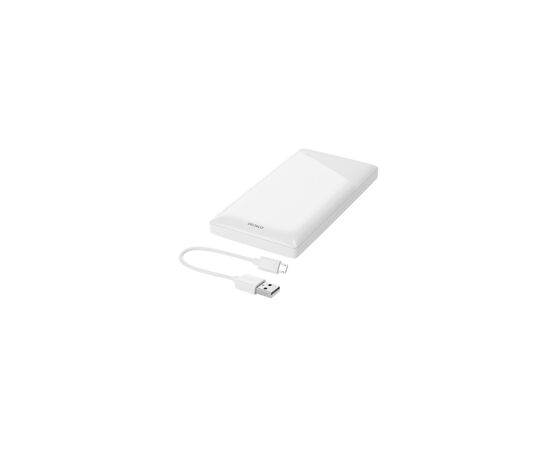 Батарея универсальная Deltaco 10000mAh, Input:Micro-USB, Output:USB-A*2(5V/2.1A), +cable, white (PB-A1001), изображение 2 Батарея универсальная Deltaco 10000mAh, Input:Micro-USB, Output:USB-A*2(5V/2.1A), +cable, white (PB-A1001), изображение 2