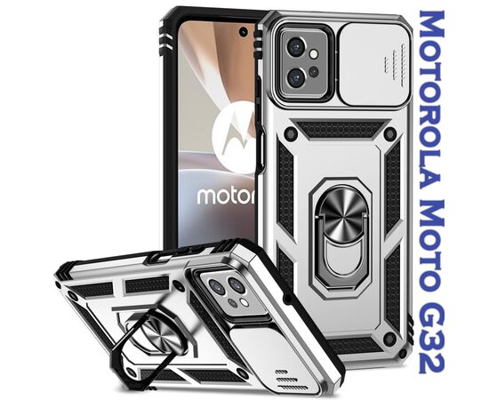 Чохол до моб. телефона BeCover Military Motorola Moto G32 Silver (708181)