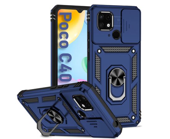 Чохол до моб. телефона BeCover Military Poco C40 Blue (708203)