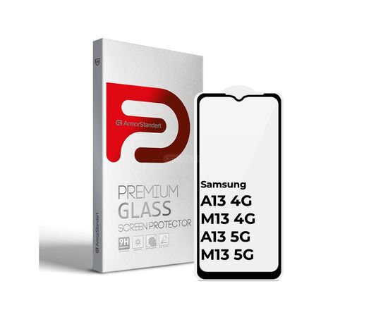 Стекло защитное Armorstandart Full Glue Samsung A13 4G/ M13 4G/ A13 5G/ M13 5G Black (ARM63211)