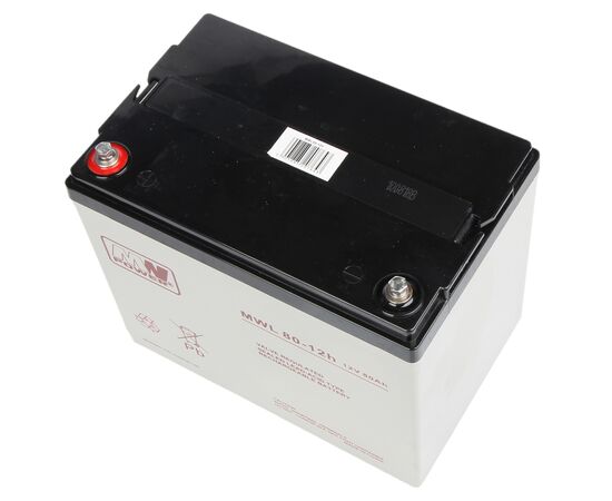 Батарея к ИБП MWPower AGM 12V-80Ah (MWL 80-12h), изображение 3 Батарея к ИБП MWPower AGM 12V-80Ah (MWL 80-12h), изображение 3