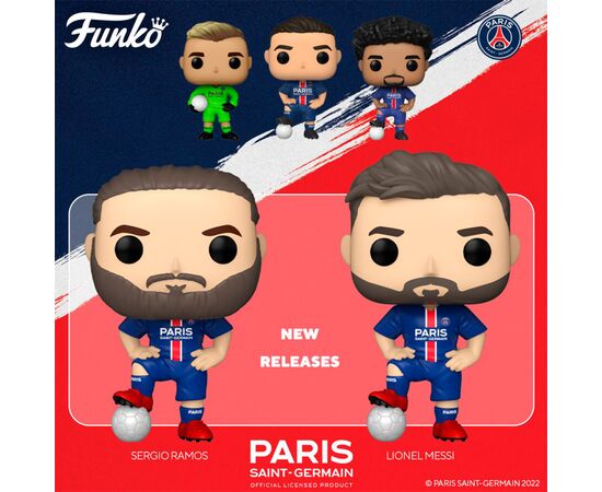 Фигурка для геймеров Funko Pop серии Футбол: Пари Сен-Жермен – Лионель Месси (67389), изображение 3 Фигурка для геймеров Funko Pop серии Футбол: Пари Сен-Жермен – Лионель Месси (67389), изображение 3
