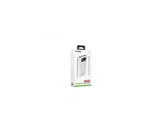 Батарея универсальная Syrox PB107 20000mAh, USB*2, Micro USB, Type C, white (PB107_white), изображение 4 Батарея универсальная Syrox PB107 20000mAh, USB*2, Micro USB, Type C, white (PB107_white), изображение 4