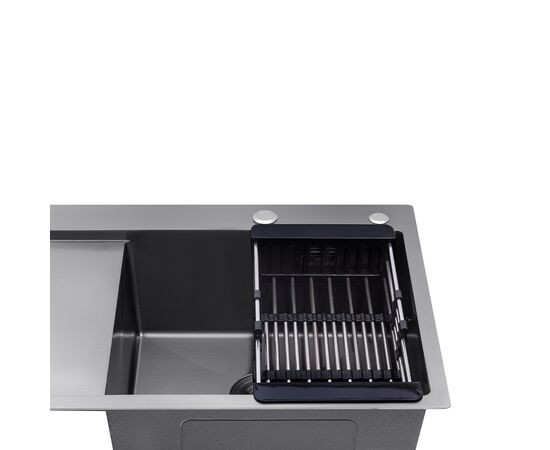 Мийка кухонна Kroner Schwarze-7849RHM (CV025279), зображення 7 Мийка кухонна Kroner Schwarze-7849RHM (CV025279), зображення 7