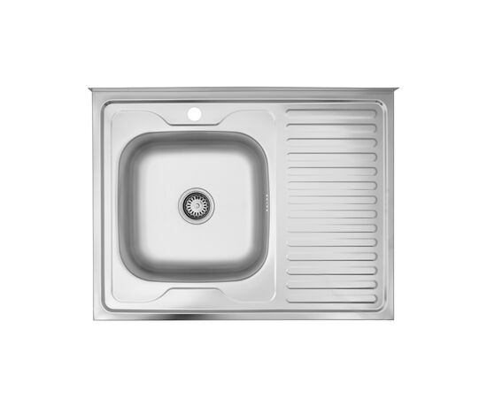 Мойка кухонная Kroner Dekor-6080L 06160 (CV022814)