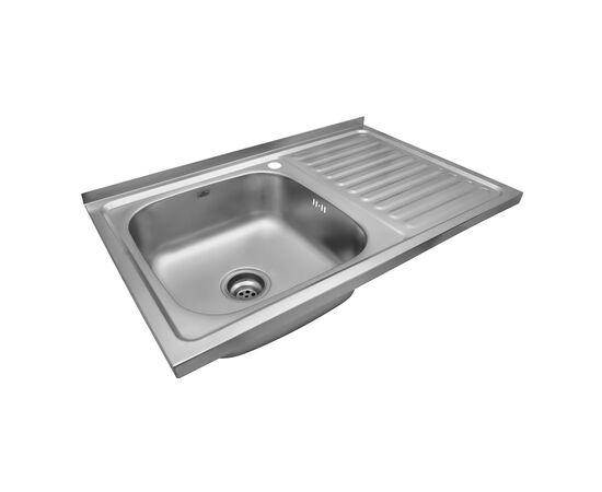 Мойка кухонная Kroner Satin-5080L 08180 (CV022820), изображение 2 Мойка кухонная Kroner Satin-5080L 08180 (CV022820), изображение 2