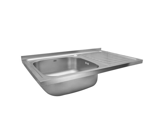 Мойка кухонная Kroner Satin-5080L 08180 (CV022820), изображение 3 Мойка кухонная Kroner Satin-5080L 08180 (CV022820), изображение 3