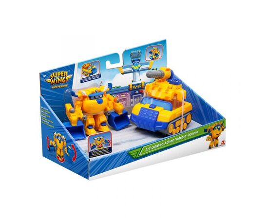 Игровой набор Super Wings Supercharge Articulated Action Vehicle Donnie, Донни (EU740992V), изображение 5 Игровой набор Super Wings Supercharge Articulated Action Vehicle Donnie, Донни (EU740992V), изображение 5