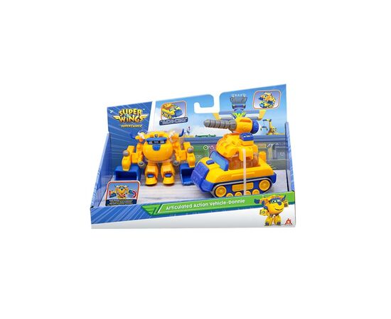 Игровой набор Super Wings Supercharge Articulated Action Vehicle Donnie, Донни (EU740992V), изображение 7 Игровой набор Super Wings Supercharge Articulated Action Vehicle Donnie, Донни (EU740992V), изображение 7