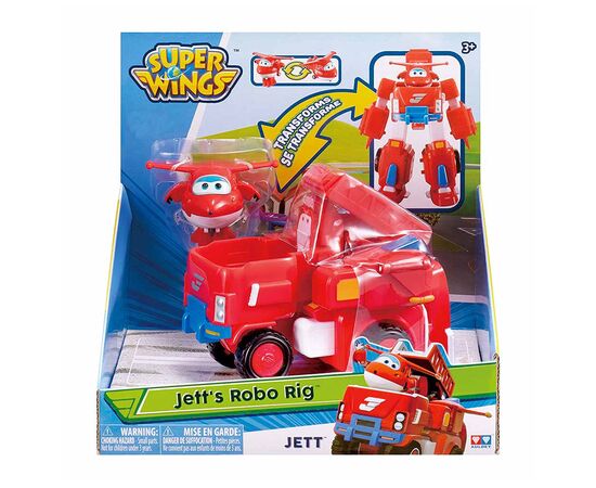 Игровой набор Super Wings Transforming Vehicles Jett, Джетт (EU720311), изображение 2 Игровой набор Super Wings Transforming Vehicles Jett, Джетт (EU720311), изображение 2