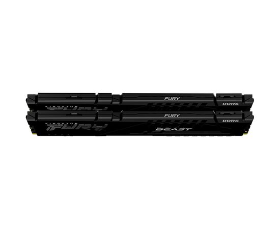 Модуль памяти для компьютера DDR5 64GB (2x32GB) 5600 MHz FURY Beast Black Kingston Fury (ex.HyperX) (KF556C40BBK2-64), изображение 3 Модуль памяти для компьютера DDR5 64GB (2x32GB) 5600 MHz FURY Beast Black Kingston Fury (ex.HyperX) (KF556C40BBK2-64), изображение 3