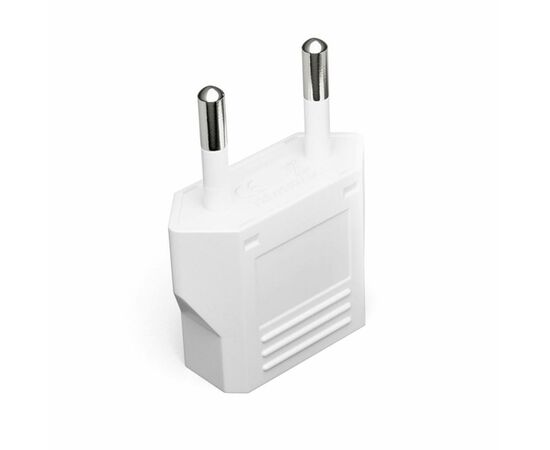 Перехідник PowerPlant 220В EU/US белый (DV00DV0023), зображення 2 Перехідник PowerPlant 220В EU/US белый (DV00DV0023), зображення 2