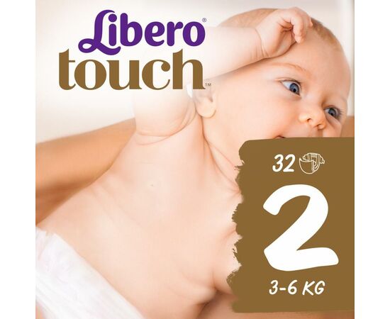 Подгузник Libero Touch 2 (3-6 кг) 32 шт (7322541070315)