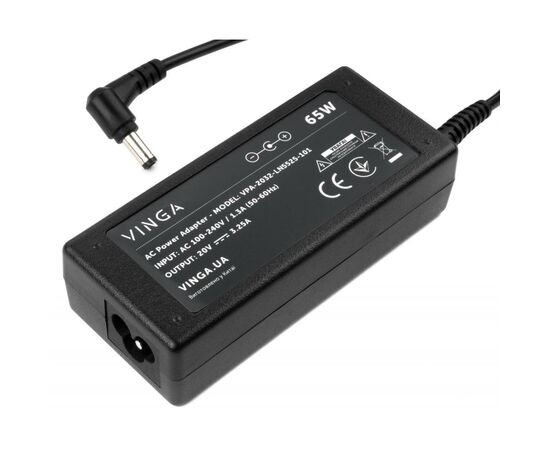Блок питания к ноутбуку Vinga Lenovo 65W 20V 3.25А разъем 5.5*2.5 (VPA-2032-LN5525-101), изображение 3 Блок питания к ноутбуку Vinga Lenovo 65W 20V 3.25А разъем 5.5*2.5 (VPA-2032-LN5525-101), изображение 3