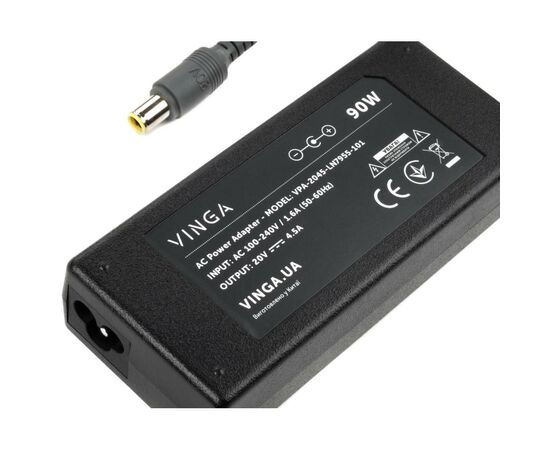 Блок питания к ноутбуку Vinga Lenovo 90W 20V 4.5A разъем 7.9*5.5 (VPA-2045-LN7955-101), изображение 3 Блок питания к ноутбуку Vinga Lenovo 90W 20V 4.5A разъем 7.9*5.5 (VPA-2045-LN7955-101), изображение 3