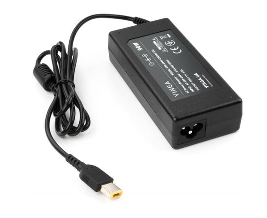 Блок питания к ноутбуку Vinga Lenovo 90W 20V 4.5A разъем square (VPA-2045-LNSQ01-101), изображение 2 Блок питания к ноутбуку Vinga Lenovo 90W 20V 4.5A разъем square (VPA-2045-LNSQ01-101), изображение 2