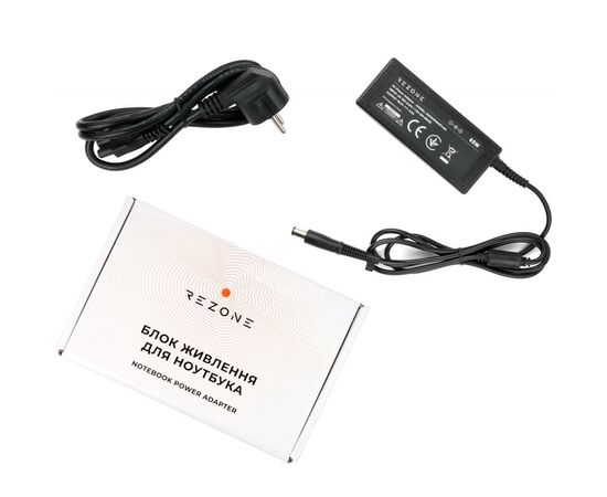 Блок питания к ноутбуку Rezone HP 65W 18.5V 3.5А разъем 7.4*5.0 (RZPSHP65197450)