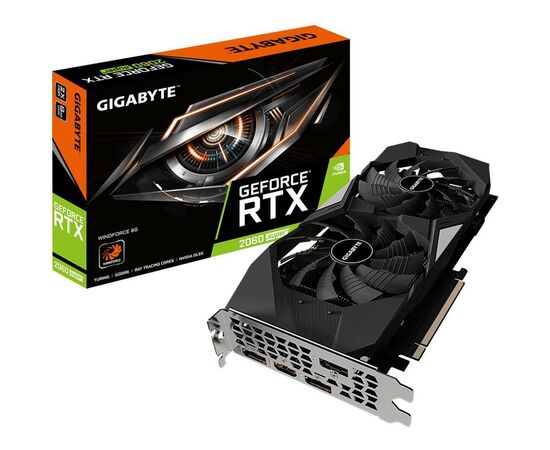 Відеокарта GIGABYTE GeForce RTX2060 SUPER 8192Mb WINDFORCE (GV-N206SWF2-8GD)